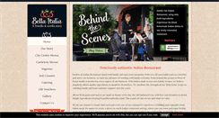 Desktop Screenshot of bellaitalia.ie