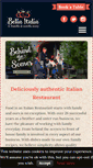 Mobile Screenshot of bellaitalia.ie